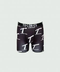 Tulones Black & White T Underline All Over Briefs Underwear