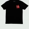 Tulones Tops Black & Red “5 Years Of Currency Collecting” T Shirt