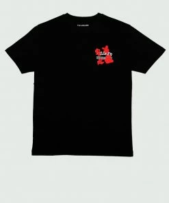 Tulones Tops Black & Red “5 Years Of Currency Collecting” T Shirt