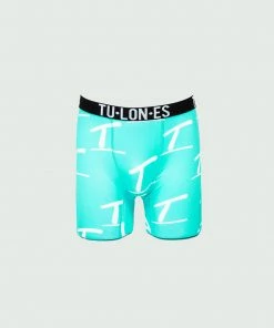 Tulones Teal T Underline All Over Briefs Underwear