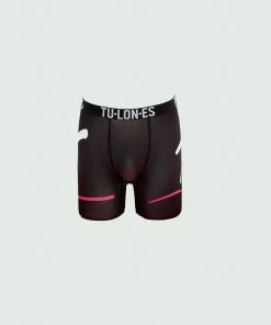 Tulones Black & Pink T Underline Double Logo Briefs