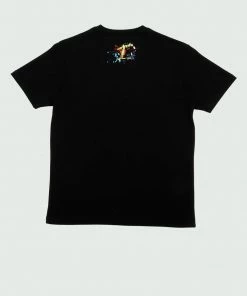 Black Paint Splash Tulones Logo T-Shirt