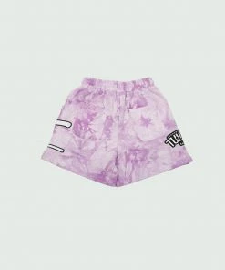 Tulones Purple Tie Dye Shorts