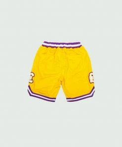 Yellow & Purple Tulones Basketball Shorts