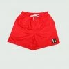 Tulones Red Rubber Patch Hollow Currencies Shorts
