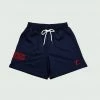 Tulones Navy T Underline Definition Track Shorts Bottoms