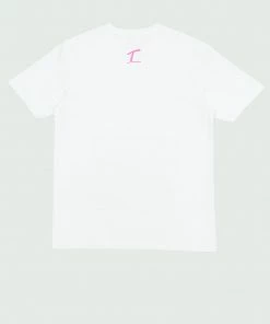 Tulones Tops White & Pink Currency Collectors International T-Shirt
