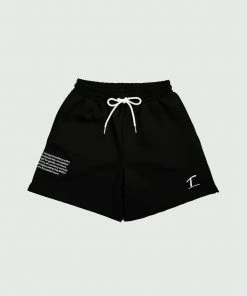 Tulones Black T Underline Definition Track Shorts
