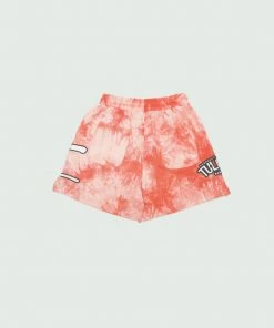 Tulones Red Tie Dye Shorts